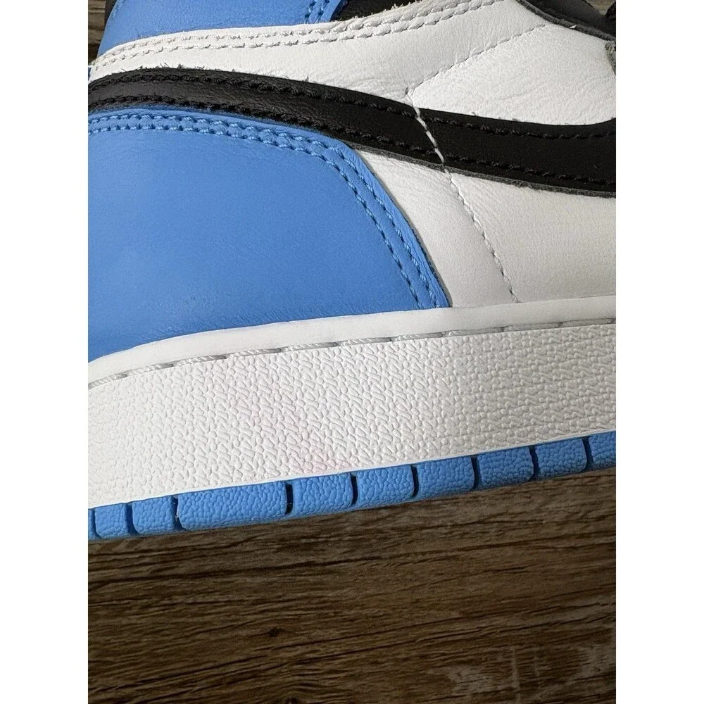 Nike Air Jordan 1 Retro High OG UNC Toe Youth Size 6Y FD1437-400 Blue Black